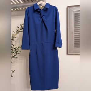Cardo UA brand, office dress, size 0, blue color